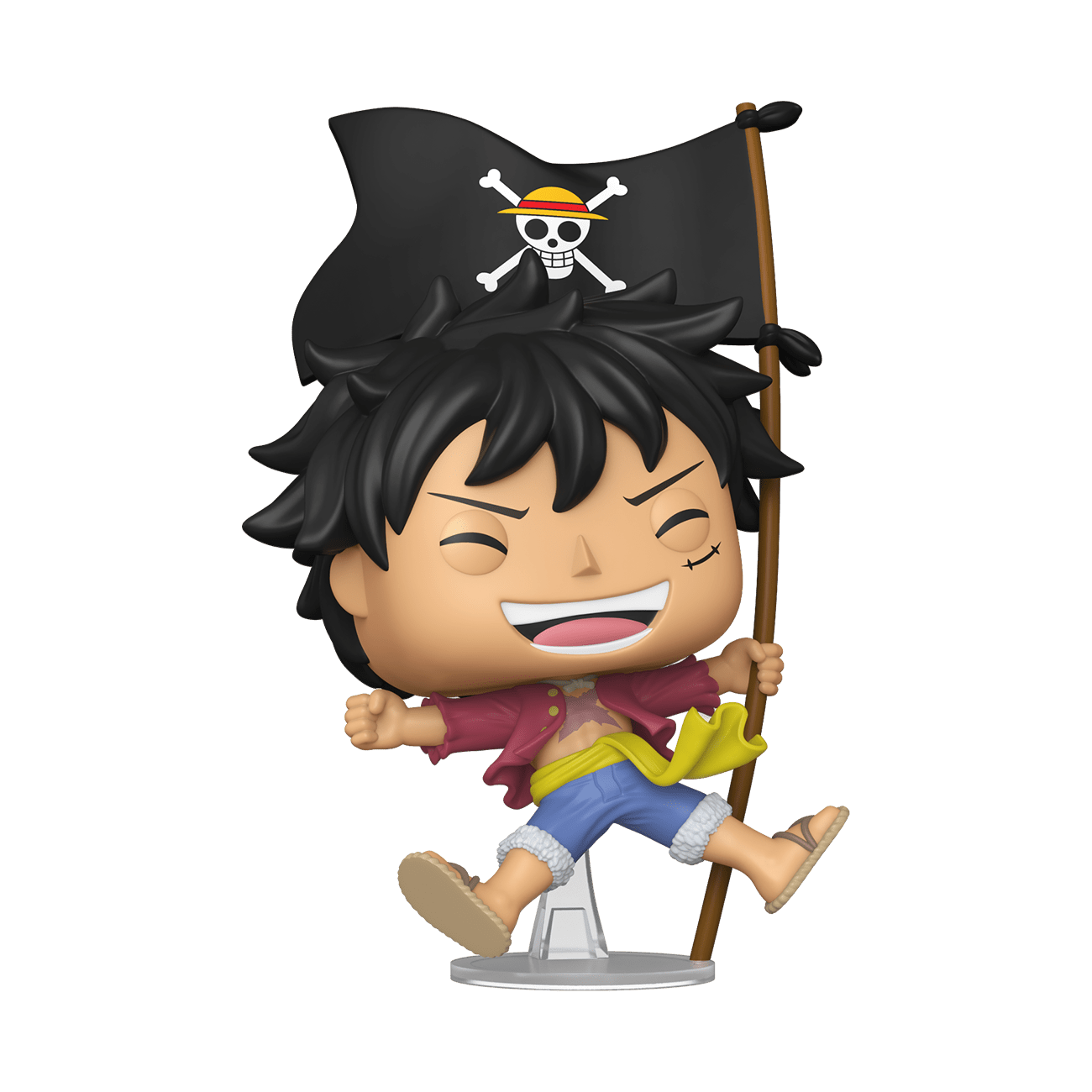 Funko Pop! Monkey D. Luffy with Flag (Ексклюзив) - One Piece 2214 - Figz