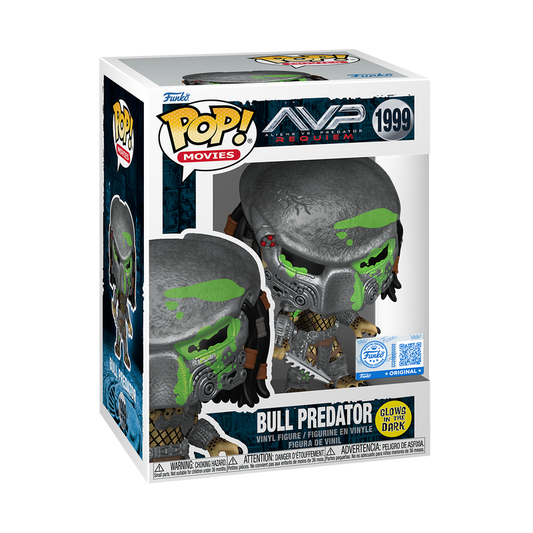 Funko Pop! Bull Predator (Bloody GITD) - Alien vs. Predator: Requiem #1999