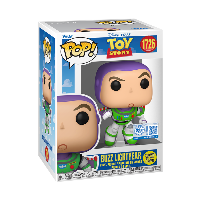 Funko Pop! Buzz Lightyear (Світиться в темряві) - Toy Story #1726