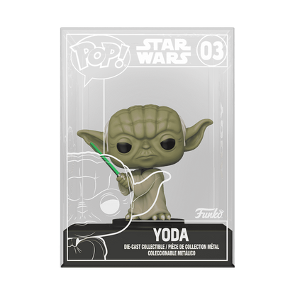Funko Pop! Die-Cast Yoda (Шанс на Chase) - Star Wars #03