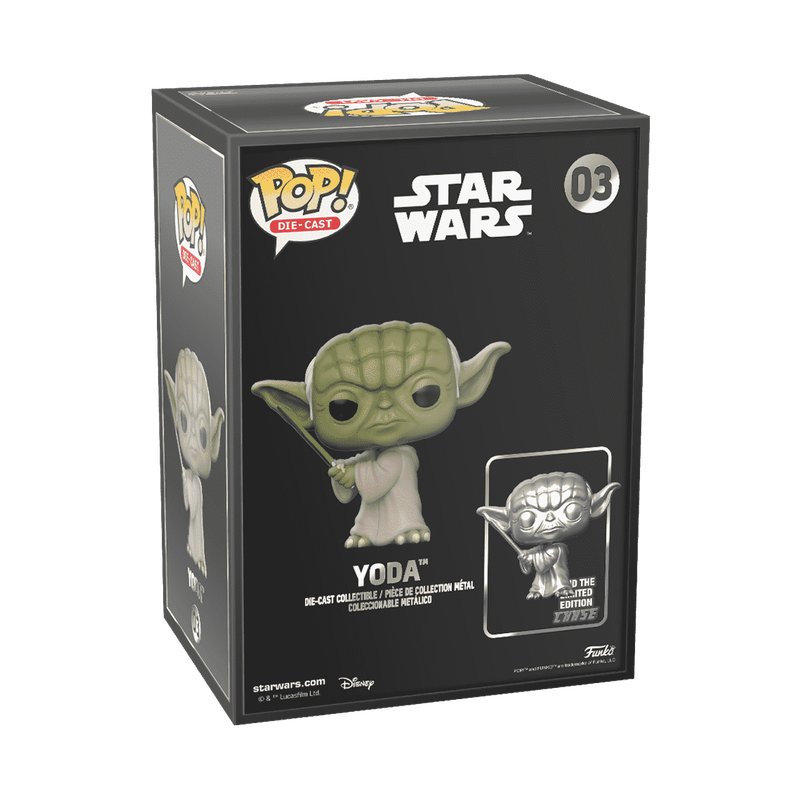 Funko Pop! Die-Cast Yoda (Шанс на Chase) - Star Wars #03