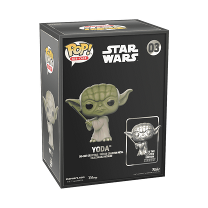 Funko Pop! Die-Cast Yoda (Шанс на Chase) - Star Wars #03
