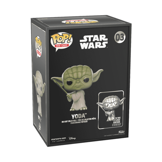Funko Pop! Die-Cast Yoda (Шанс на Chase) - Star Wars #03
