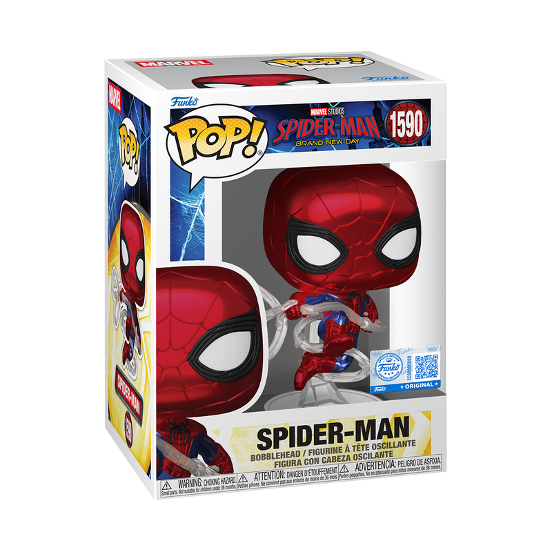 Funko Pop! Spider-Man (Metallic) - Marvel #1590