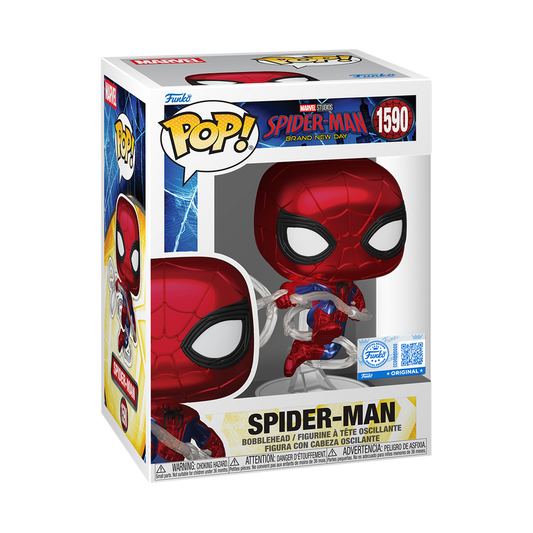 Funko Pop! Spider-Man (Metallic) - Marvel #1590