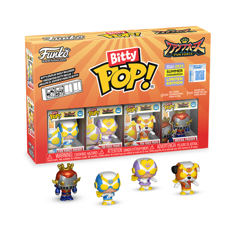 Funko Bitty Pop! Freddy Funko Fun Force 4 - Pack (2025 Summer Convention Ексклюзив) - Figz