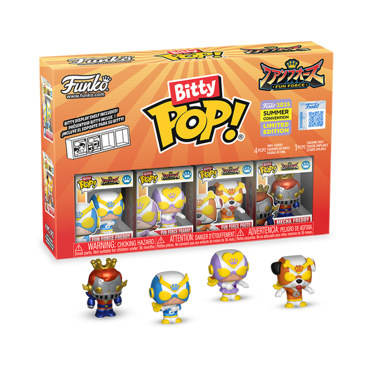 Funko Bitty Pop! Freddy Funko Fun Force 4 - Pack (2025 Summer Convention Ексклюзив) - Figz