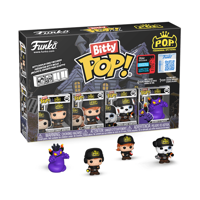 Funko Bitty Pop! Paranormal Ops Patrol 4 - Pack (2025 Fall Convention Ексклюзив) - Figz