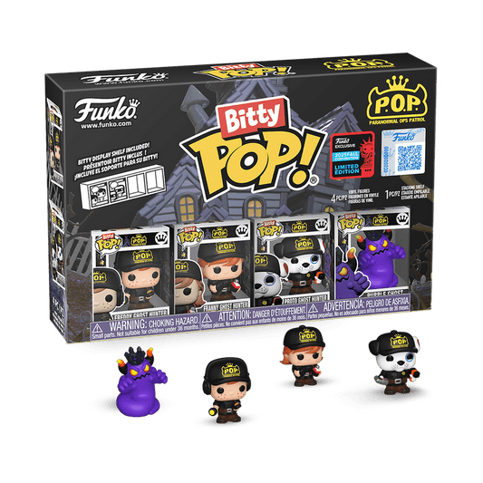 Funko Bitty Pop! Paranormal Ops Patrol 4 - Pack (2025 Fall Convention Ексклюзив) - Figz