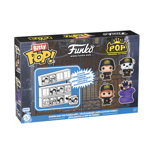 Funko Bitty Pop! Paranormal Ops Patrol 4 - Pack (2025 Fall Convention Ексклюзив) - Figz