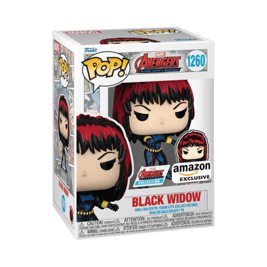 Funko Pop! Black Widow with Pin (Amazon Ексклюзив) - Avengers 60th Anniversary 1260 - Figz