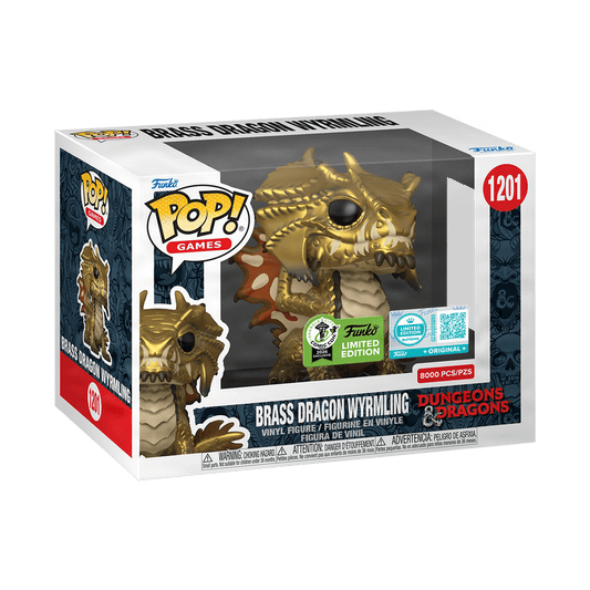 Funko Pop! Brass Dragon Wyrmling - Dungeons & Dragons 1201 Limited Edition SUPREME (8000 pcs) - Figz