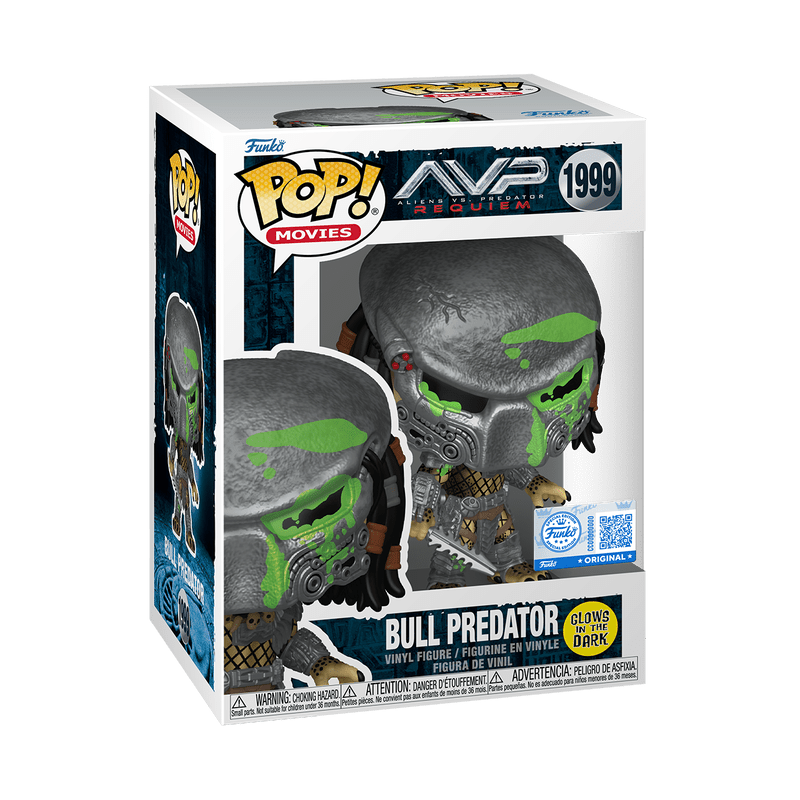 Funko Pop! Bull Predator (Bloody GITD) - Alien vs. Predator: Requiem 1999 - Figz