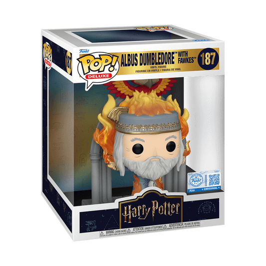 Funko Pop! Deluxe Albus Dumbledore with Fawkes 187 (Exclusive) — Harry Potter - Figz