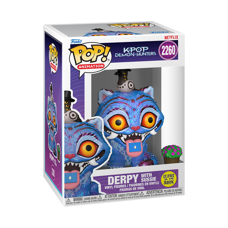 Funko Pop! Derpy with Sussie and Plant (GITD) - KPop Demon Hunters 2260 - Figz