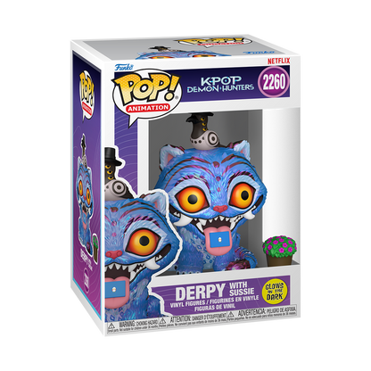 Funko Pop! Derpy with Sussie and Plant (GITD) - KPop Demon Hunters 2260 - Figz