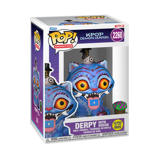 Funko Pop! Derpy with Sussie and Plant (GITD) - KPop Demon Hunters 2260 - Figz