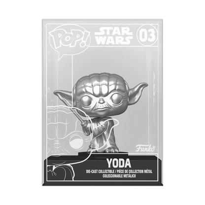 Funko Pop! Die-Cast Yoda (Шанс на Chase) - Star Wars 03 - Figz