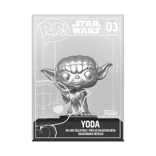 Funko Pop! Die-Cast Yoda (Шанс на Chase) - Star Wars 03 - Figz