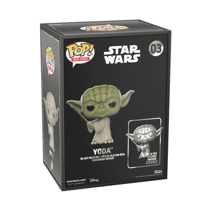 Funko Pop! Die-Cast Yoda (Шанс на Chase) - Star Wars 03 - Figz