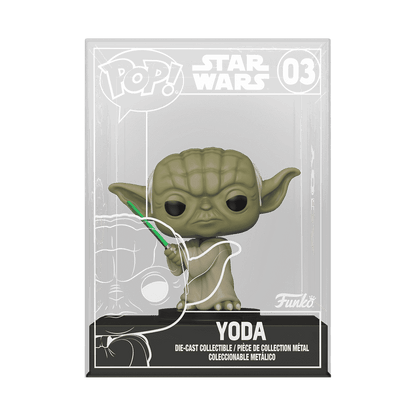 Funko Pop! Die-Cast Yoda (Шанс на Chase) - Star Wars 03 - Figz