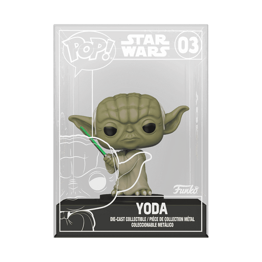 Funko Pop! Die-Cast Yoda (Шанс на Chase) - Star Wars 03 - Figz