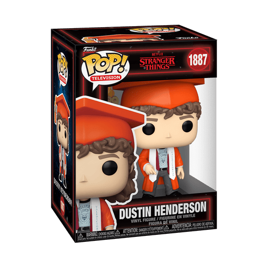 Funko Pop! Dustin Henderson (Graduation) — Stranger Things 1887 - Figz