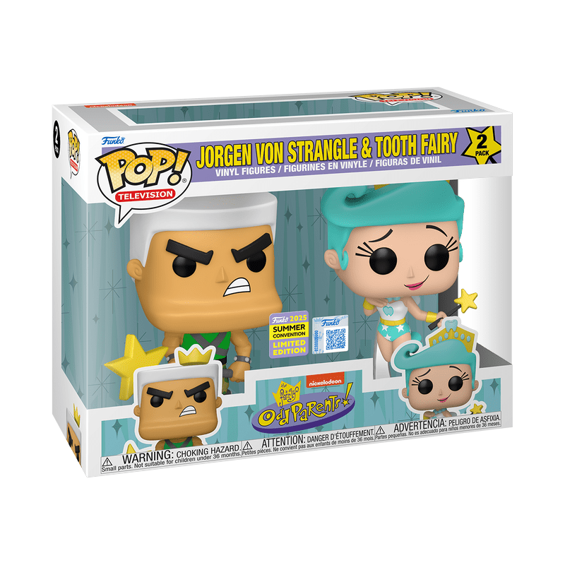 Funko Pop! Jorgen Von Strangle & Tooth Fairy 2 - Pack (2025 Summer Convention Ексклюзив) - The Fairly OddParents - Figz
