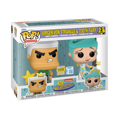Funko Pop! Jorgen Von Strangle & Tooth Fairy 2 - Pack (2025 Summer Convention Ексклюзив) - The Fairly OddParents - Figz