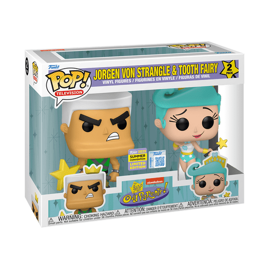 Funko Pop! Jorgen Von Strangle & Tooth Fairy 2 - Pack (2025 Summer Convention Ексклюзив) - The Fairly OddParents - Figz
