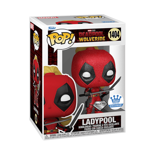 Funko Pop! Ladypool 1404 (Diamond Glitter Exclusive) — Deadpool & Wolverine - Figz