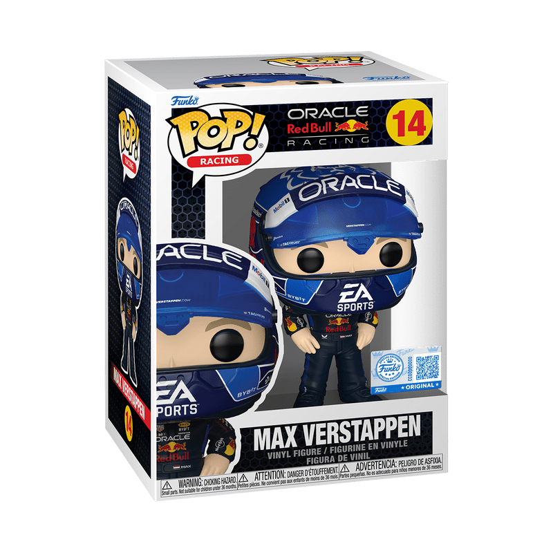 Funko Pop! Max Verstappen (USA Helmet) - Oracle Red Bull Racing 14 - Figz