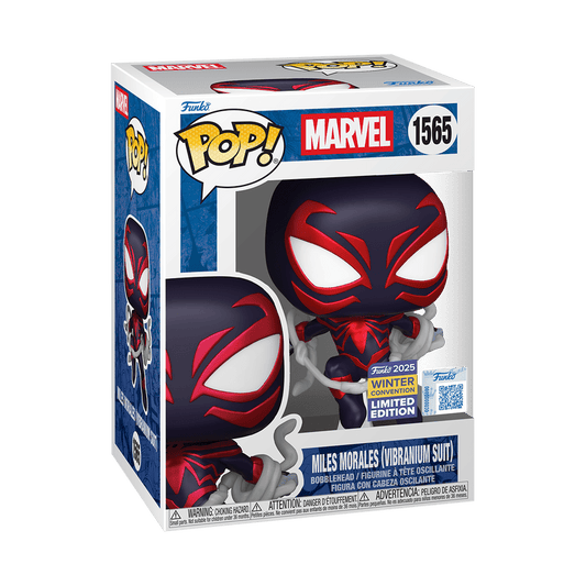 Funko Pop! Miles Morales Vibranium Suit (2025 Winter Convention Ексклюзив) - Marvel 1565 - Figz