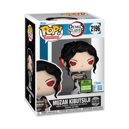 Funko Pop! Muzan Kibutsuji in Kimono (Metallic) - Demon Slayer 2196 Exclusive - Figz