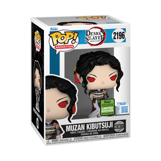 Funko Pop! Muzan Kibutsuji in Kimono (Metallic) - Demon Slayer 2196 Exclusive - Figz