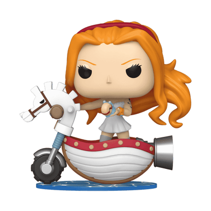 Funko Pop! Nami with White Hobby Horse - One Piece 128 Exclusive Rides Deluxe - Figz