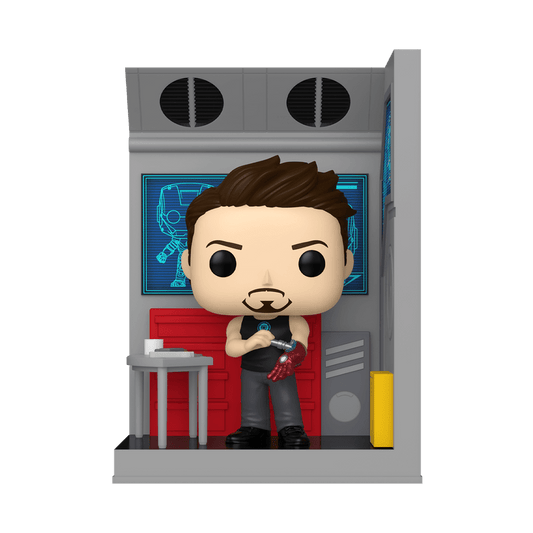 Funko Pop! Nooks Tony Stark in His Workshop — Marvel (Iron Man) - Figz