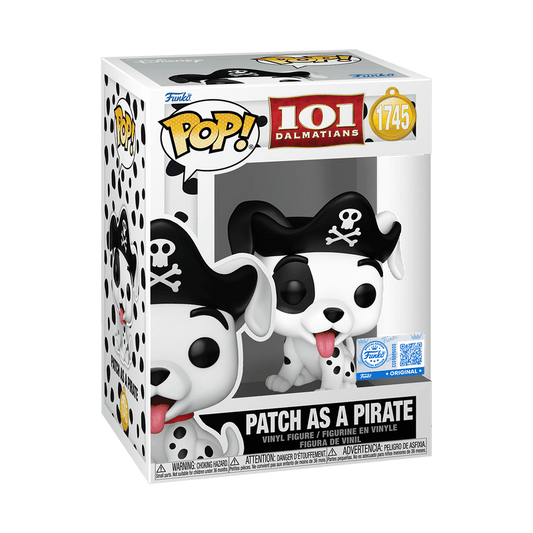 Funko Pop! Patch as a Pirate - 101 Dalmatians 1745 Exclusive - Figz