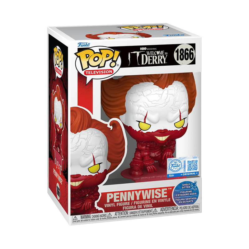 Funko Pop! Pennywise (Shelf Sitter) - IT: Welcome to Derry 1865 - Figz
