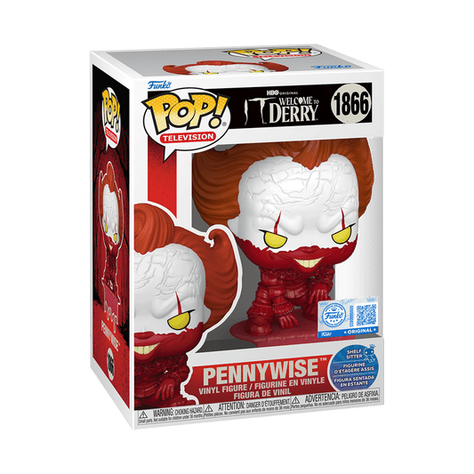 Funko Pop! Pennywise (Shelf Sitter) - IT: Welcome to Derry 1865 - Figz