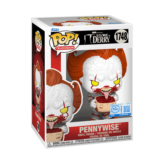 Funko Pop! Pennywise with Head 1748 (Exclusive) — Welcome to Derry - Figz