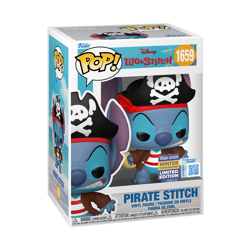 Funko Pop! Pirate Stitch (2025 Winter Convention Exclusive) - Lilo & Stitch 1659 - Figz