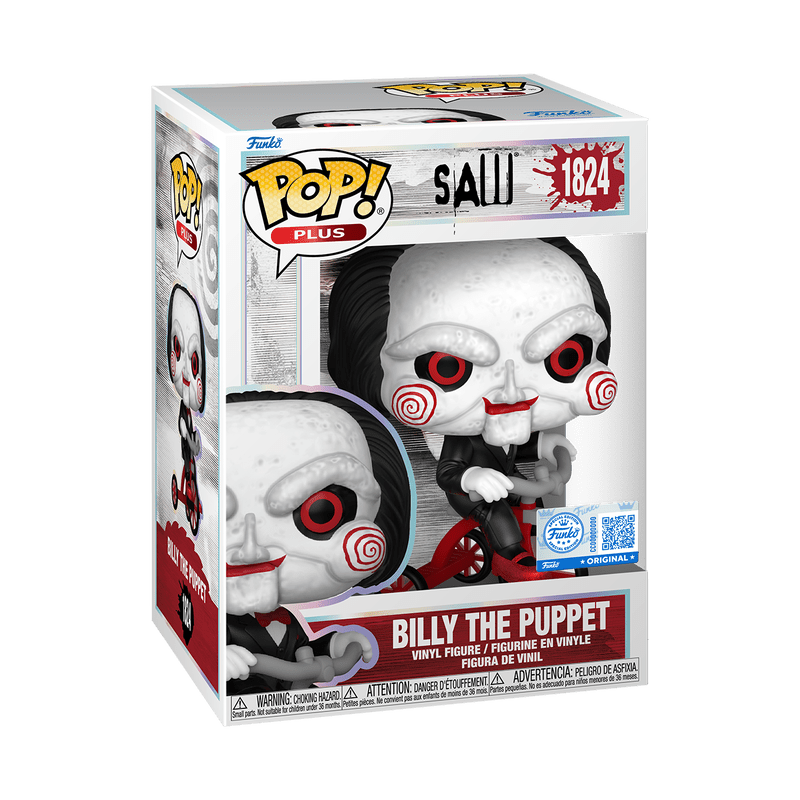 Funko Pop! Plus Billy the Puppet on Tricycle (Amazon Ексклюзив) - Saw 1824 - Figz