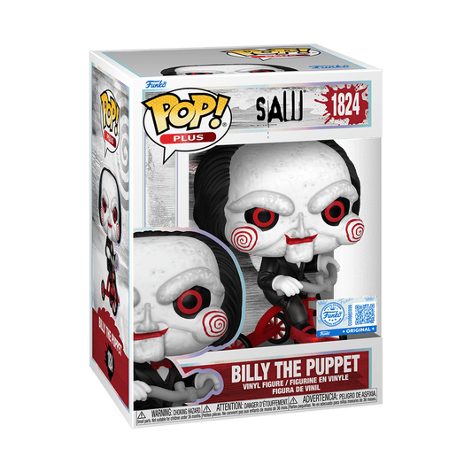Funko Pop! Plus Billy the Puppet on Tricycle (Amazon Ексклюзив) - Saw 1824 - Figz