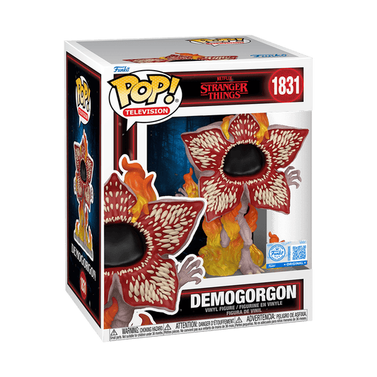 Funko Pop! Premium Demogorgon on Fire - Stranger Things 1831 Exclusive - Figz