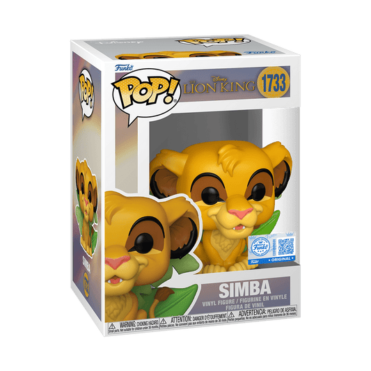 Funko Pop! Simba with Leaves - The Lion King 1733 Exclusive - Figz