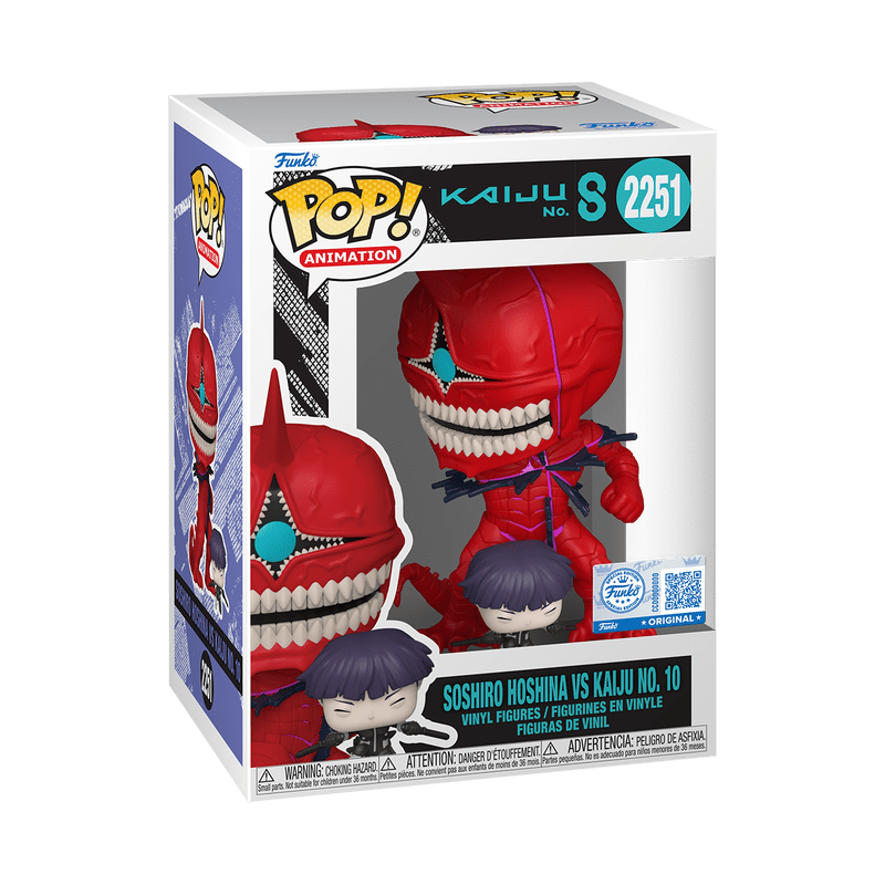 Funko Pop! Soshiro Hoshina vs. Kaiju No. 10 (Pop! & Buddy) - Kaiju No. 8 2251 - Figz
