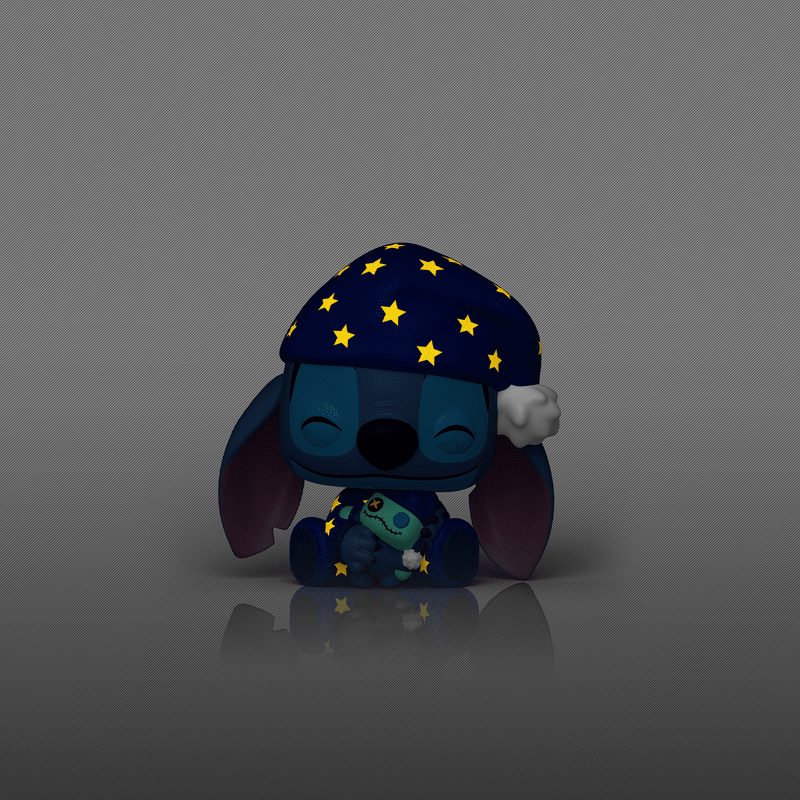 Funko Pop! Stitch in PJ’s (GITD) - Lilo & Stitch 1747 Exclusive - Figz