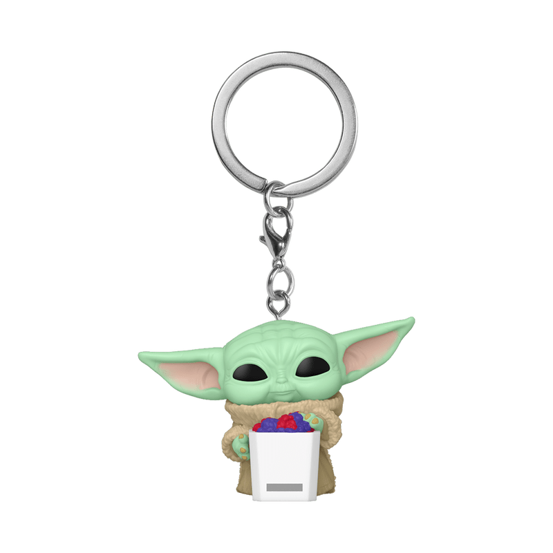 Колекційний брелок Funko Pop! Keychain - Grogu with Popcorn (Star Wars: The Mandalorian and Grogu) - Figz