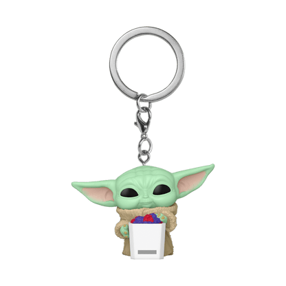 Колекційний брелок Funko Pop! Keychain - Grogu with Popcorn (Star Wars: The Mandalorian and Grogu) - Figz